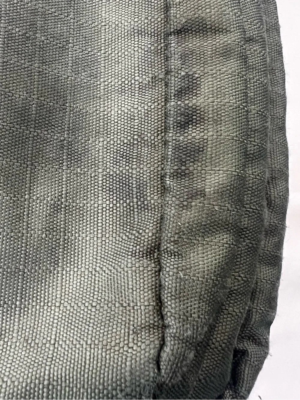 Distressed Adidas Mini Backpack Olive Green Broken in- AS IS